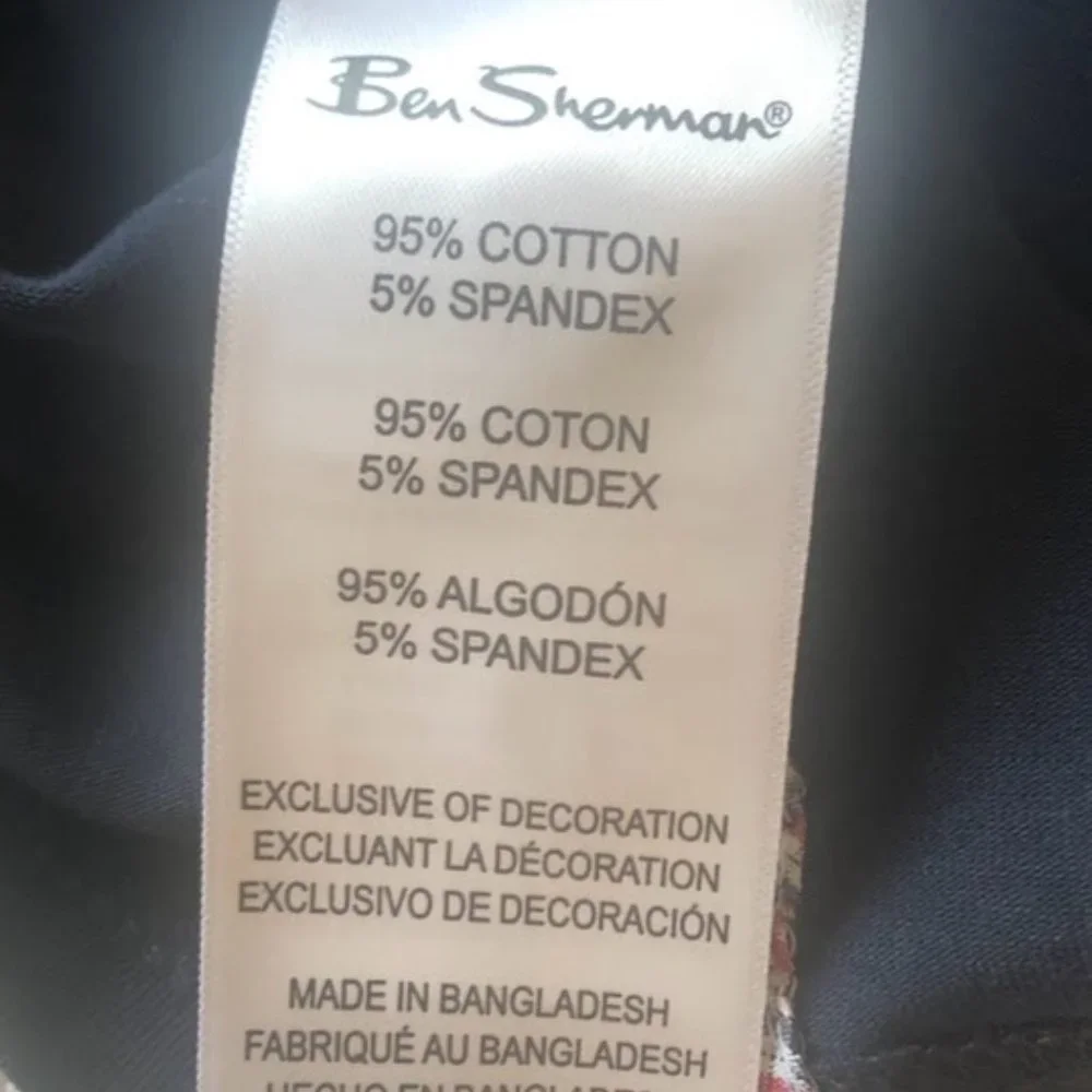 Ben Sherman Two Button Polo Shirt Color Block Navy & Red Blazer Stitched… - Picture 9 of 12